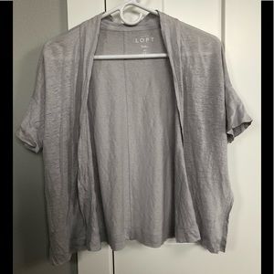 LOFT linen cardigan